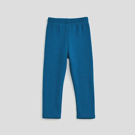 【18M-10Y】Girls Casual Padded Fleece Solid Color Leggings