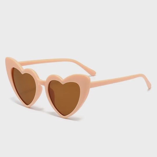 Kids Fashionable Heart Shape Styled Sunglasses Outdoor Sun Glasses