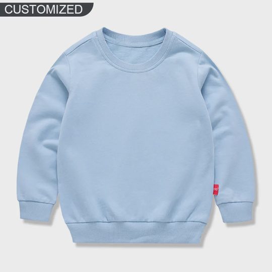 【12M-11Y】Custom Name Soccer Initial Sweatshirt For Kids - Personalized Gift For Boys
