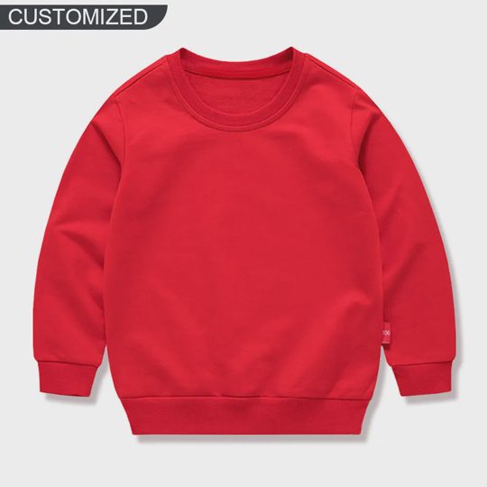 【12M-11Y】Custom Name Soccer Initial Sweatshirt For Kids - Personalized Gift For Boys