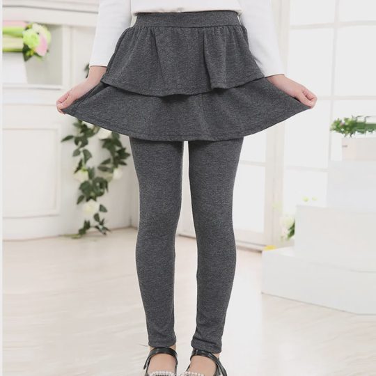 【2Y-11Y】Girls Multicolor Ruffle Leggings